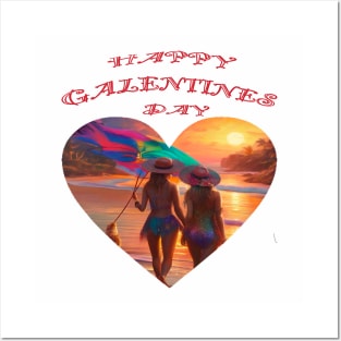 Happy Galentines Posters and Art